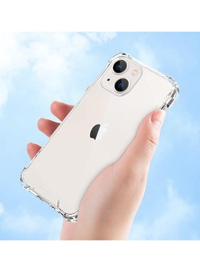 Berlia iPhone 14 Crystal Clear Soft TPU Anti-Shock Slim Back Cover – Flexible Protective Case - Image 2